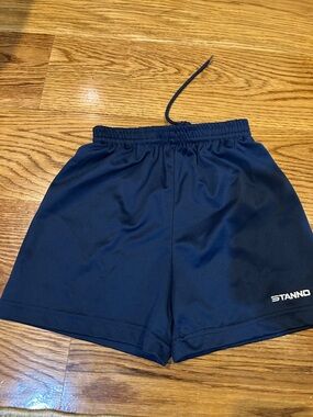 Stanno Boys' Navy Athletic Shorts drawstring euro 116/128